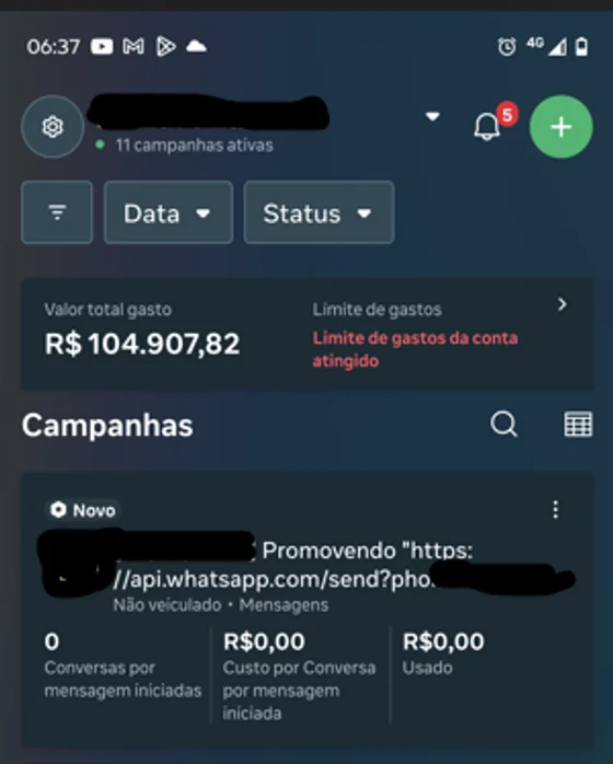 Resultado de tráfego pago – Higienização de Sofás · SP